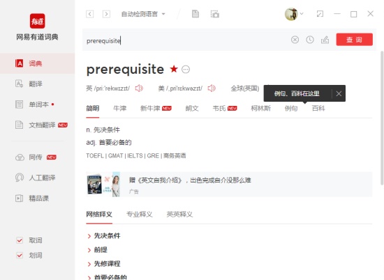 网易有道词典pc去广告解锁版