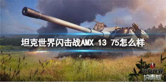 坦克世界闪击战AMX13 75坦克怎么样